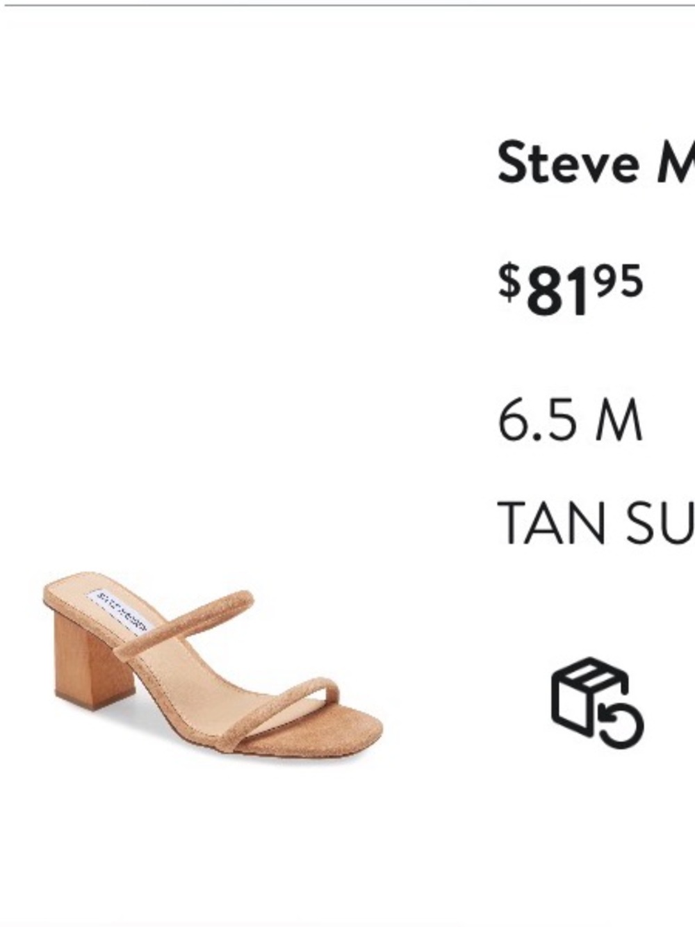 Steve Madden Elegant Tan Women's Sandals